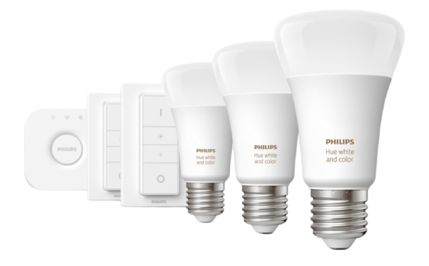 PHILIPS Hue White Ambiance LED2個＋リモコン Kit Philips HUE 3ra Generación + 2 Dimmers Inalámbricos
